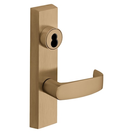 Sargent Grade 1 Exit Device Trim, Classroom Function, Key Outside Unlocks/Locks Trim, For Rim 8800 and NB8 60-713-8 ETL LHRB 10